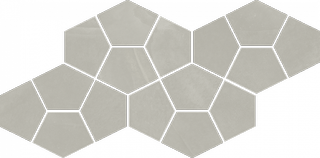 Italon Continuum мозаика Континуум Сильвер Мозаика Призм 41.3*20.5*9