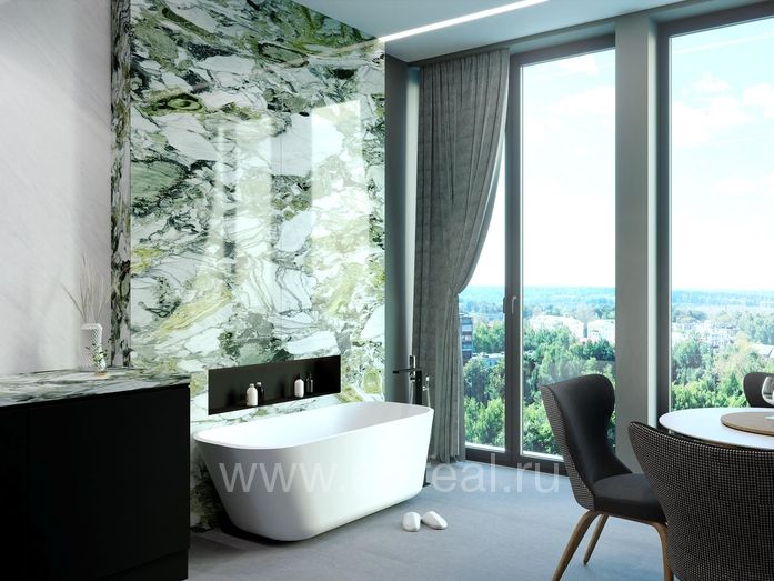 Керамогранит Moreroom Stone Freezing в интерьере