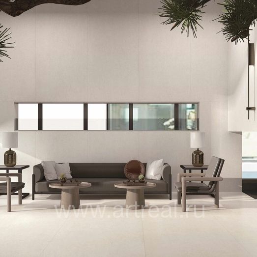 Керамогранит Moreroom Stone Sandy Grey в интерьере