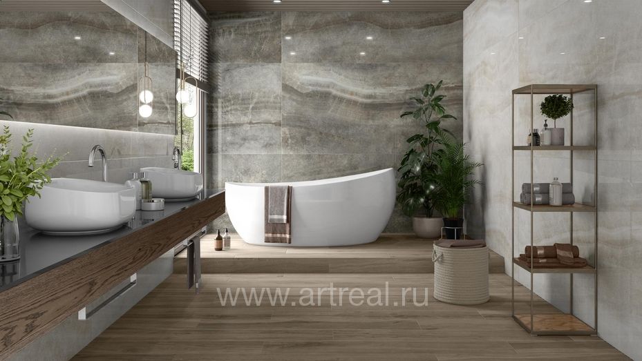 Керамогранит Pamesa Cr. Rovere в интерьере