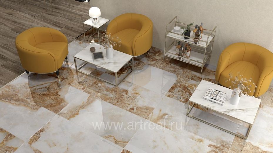 Керамогранит Pamesa Cr. Rovere в интерьере