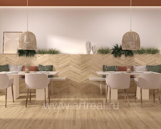 Керамогранит Pamesa Cr. Rovere в интерьере