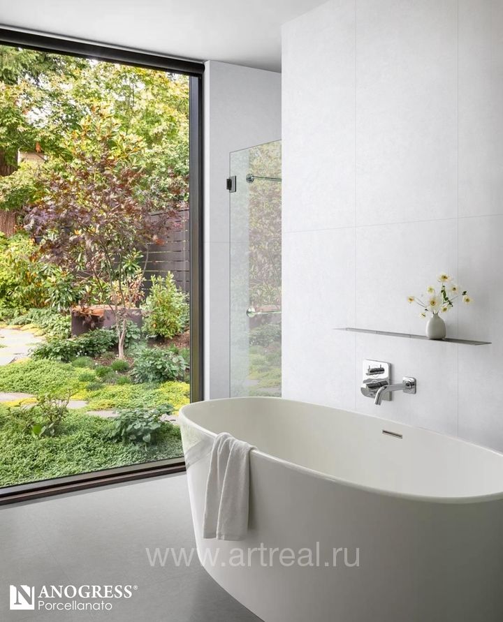 Керамогранит Nanogress Spazio в интерьере