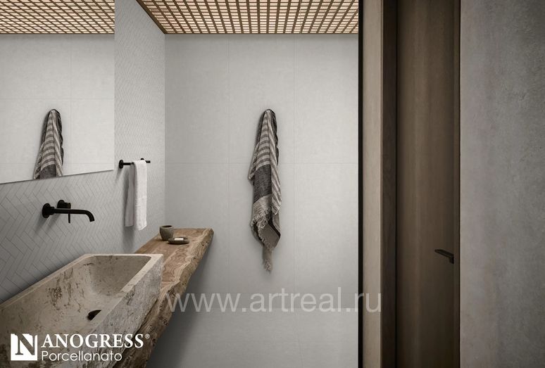 Керамогранит Nanogress Spazio в интерьере
