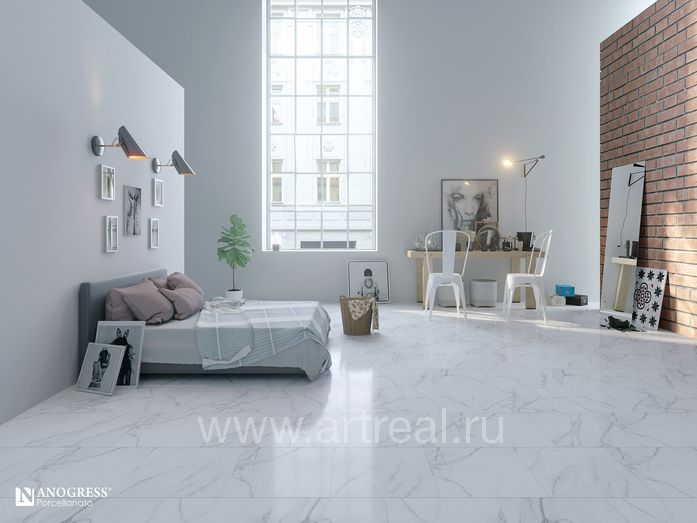 Nanogress Massa Керамогранит Nanogress Massa в интерьере