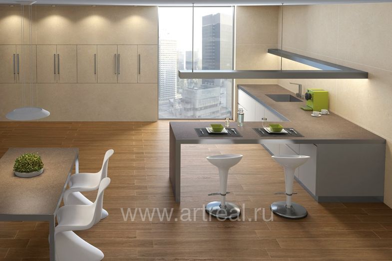 Керамогранит Coverlam Limestone в интерьере