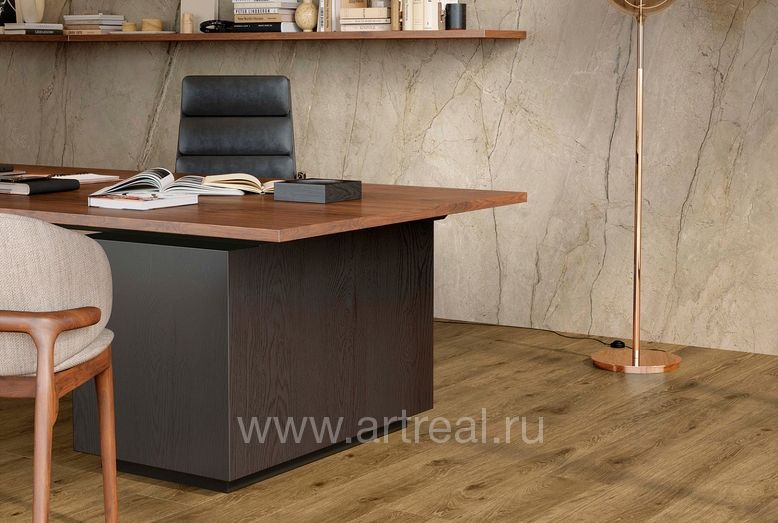 Керамогранит Atlas Concorde Russia Wine Oak в интерьере