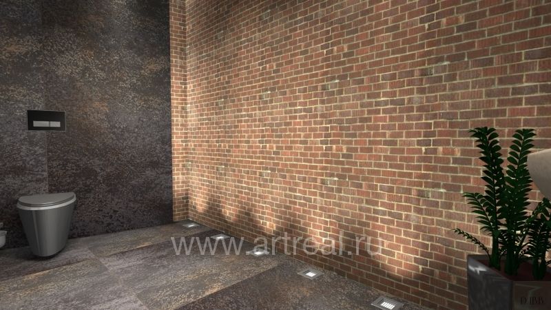 Керамогранит Coverlam Oxido в интерьере