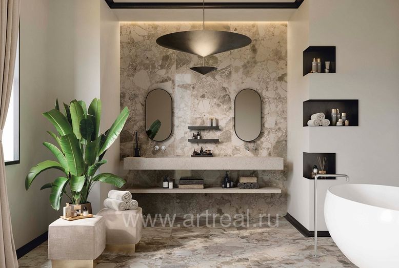 Atlas Concorde Russia Forte dei Marmi Керамогранит Atlas Concorde Russia Forte dei Marmi в интерьере