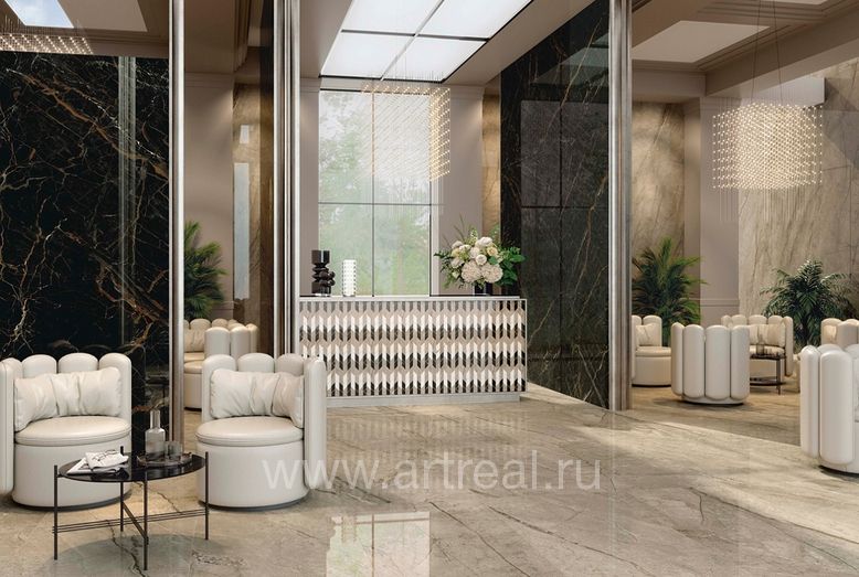 Atlas Concorde Russia Forte dei Marmi Керамогранит Atlas Concorde Russia Forte dei Marmi в интерьере