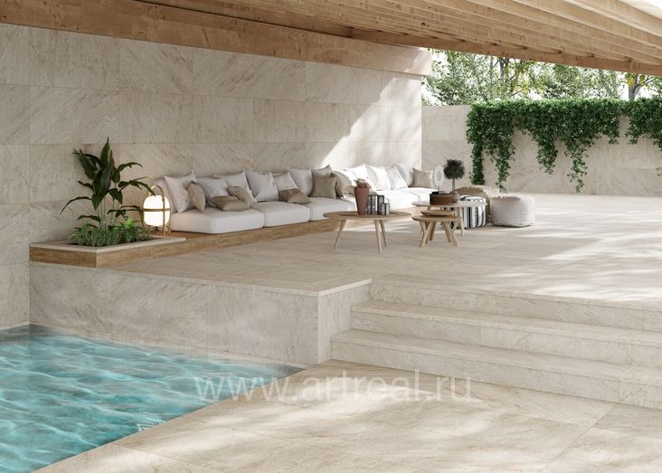 Клинкер Gresmanc Evolution Beige в интерьере