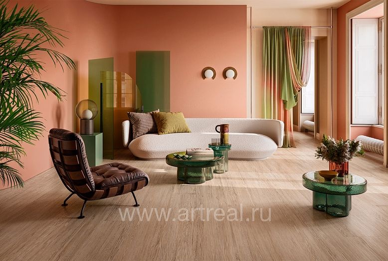 Керамогранит Sant Agostino Sunwood в интерьере