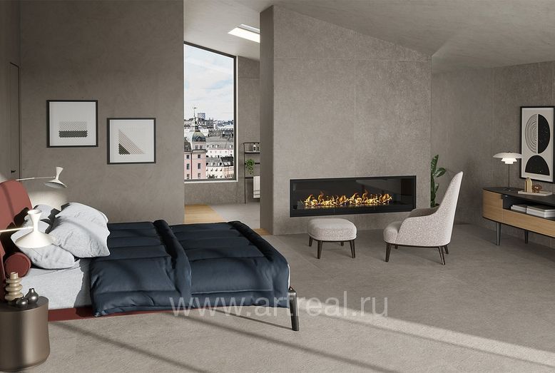 Керамогранит Atlas Concorde Boost Mineral в интерьере