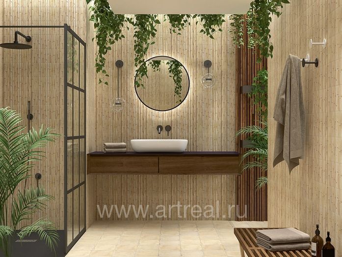 Mainzu Bamboo Керамическая плитка Mainzu Bamboo в интерьере