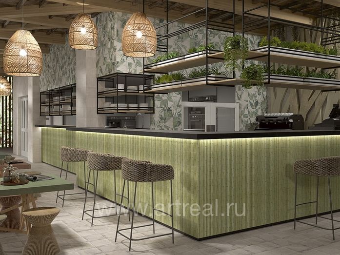 Mainzu Bamboo Керамическая плитка Mainzu Bamboo в интерьере