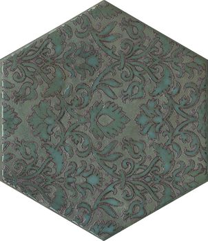 Kerama Marazzi Гроссето декор Декор Гроссето Зелёный 20*23.1*7