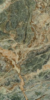 Kerama Marazzi Риальто Нобиле панно Панно 2 Зелёный Лаппатированный Обрезной 119.5*238.5*11