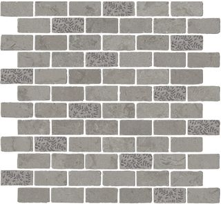 Kerama Marazzi Про Лаймстоун Антика мозаика Декор Про Лаймстоун Антика 2 Мозаичный Серый Матовый 32*30*9