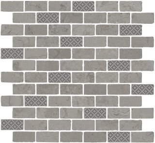 Kerama Marazzi Про Лаймстоун Антика мозаика Декор Про Лаймстоун Антика 3 Мозаичный Серый Матовый 32*30*9