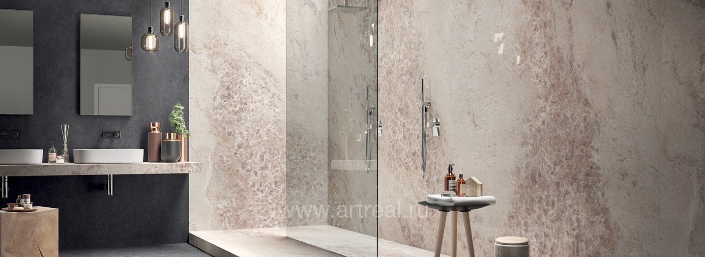 Керамогранит Maxfine Gemstone в интерьере