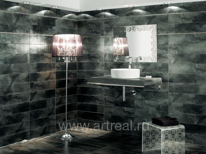 Керамогранит RHS Metallica в интерьере