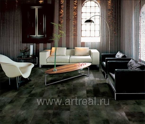 Керамогранит RHS Metallica в интерьере