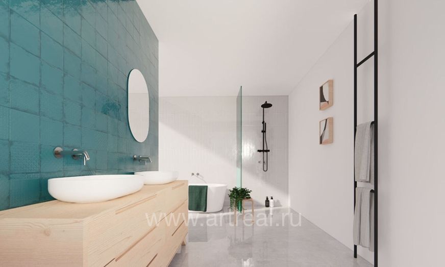 Керамическая плитка Prissmacer Rain в интерьере