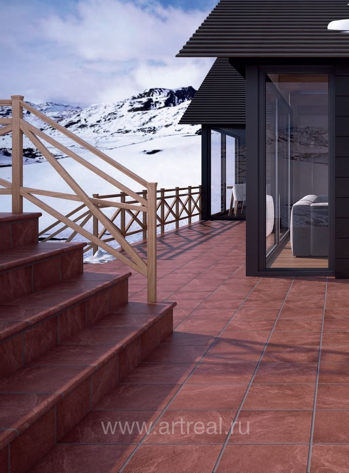 Клинкер Gres de Aragon Tatra в интерьере