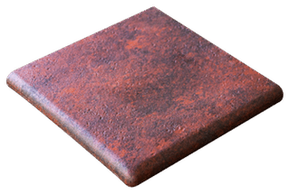 Gres de Aragon Tatra угловая ступень Tatra Esquina Rojo 33*33