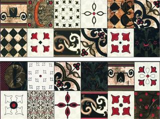 Roca Ceramica Opera декор Kit La Traviata Rojo 70*25