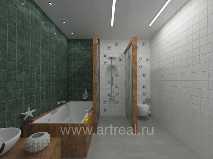 Керамическая плитка Kerlife Russia Smalto в интерьере