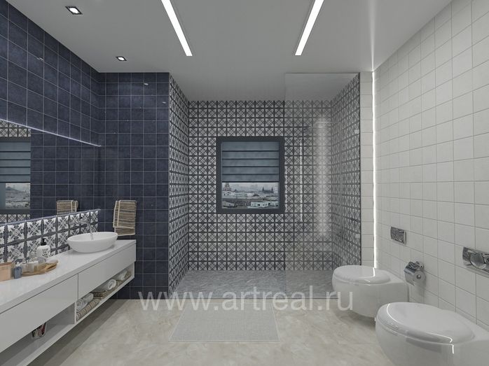 Керамическая плитка Kerlife Russia Smalto в интерьере