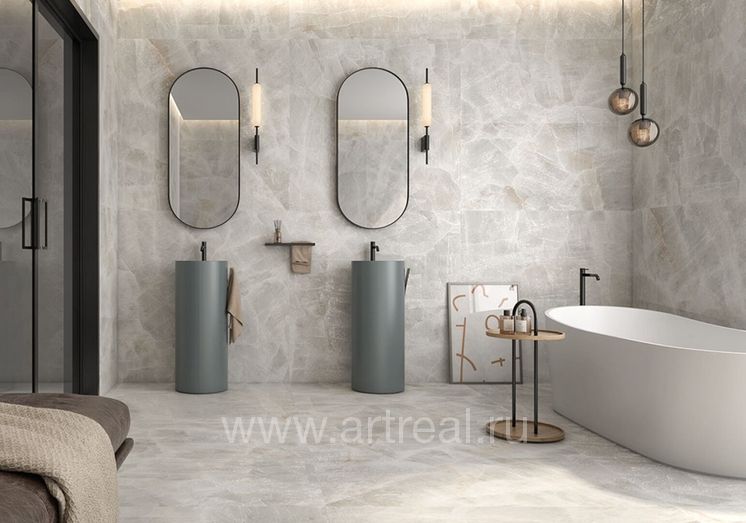 Керамогранит Geotiles Frozen в интерьере