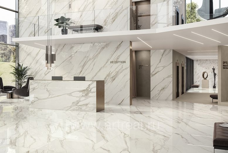 Керамогранит Atlas Concorde Marvel Meraviglia в интерьере