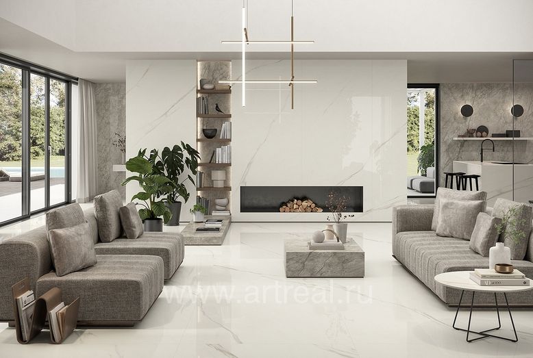 Керамогранит Atlas Concorde Marvel Meraviglia в интерьере