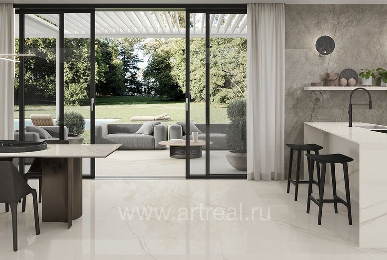 Керамогранит Atlas Concorde Marvel Meraviglia в интерьере