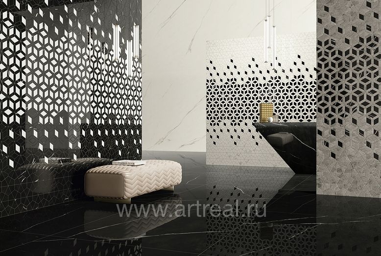 Керамогранит Atlas Concorde Marvel Meraviglia в интерьере