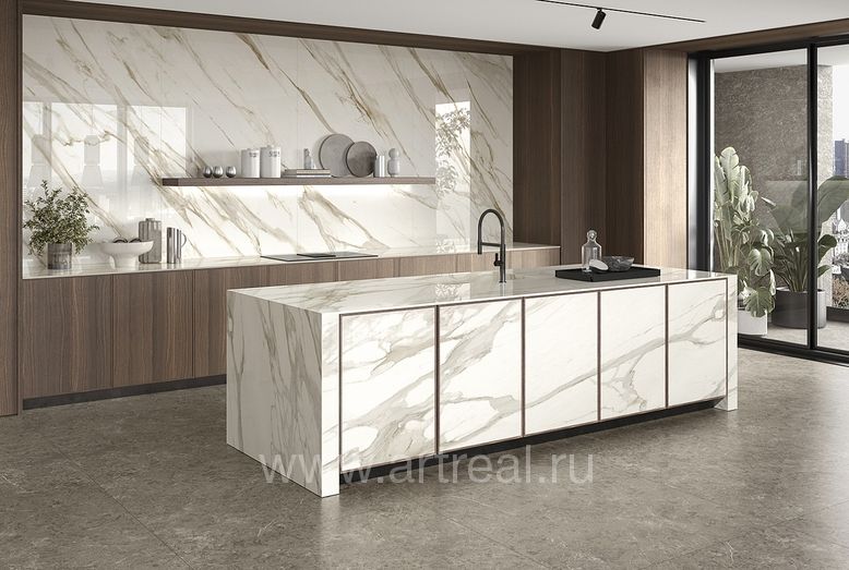 Керамогранит Atlas Concorde Marvel Meraviglia в интерьере