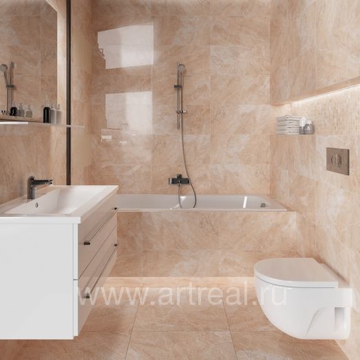 Керамогранит Kerranova Canyon в интерьере