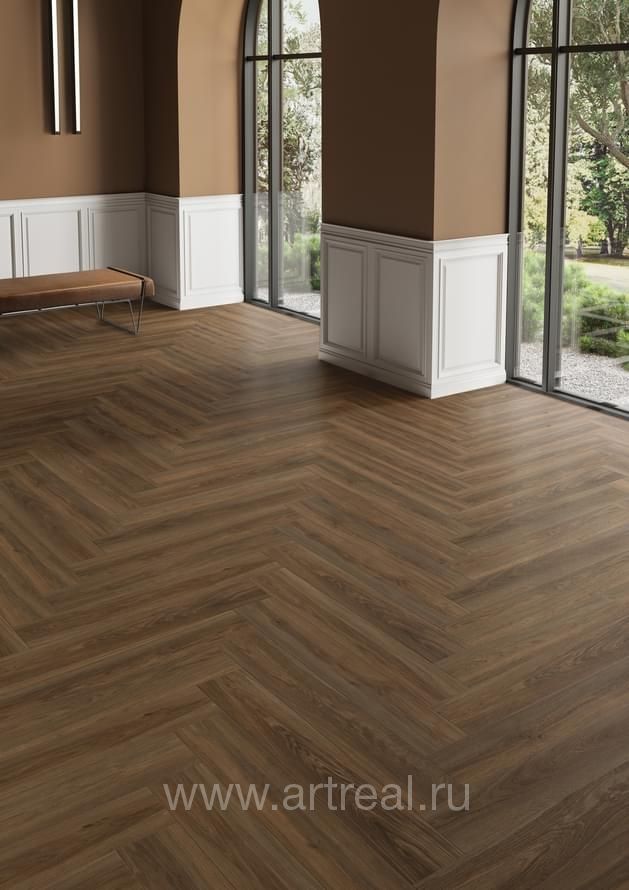 Керамогранит Vitra (Россия) Walnut в интерьере