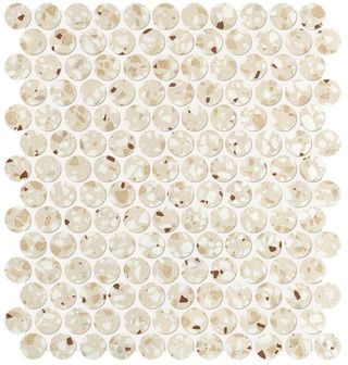 Floor-Gres Glim мозаика Beige Round Mosaico Matt 29.5*32.5