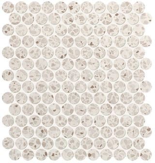 Floor-Gres Glim Bianco Round Mosaico Matt