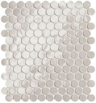 Floor-Gres Glim мозаика Ghiaccio Round Mosaico Brillante 29.5*32.5