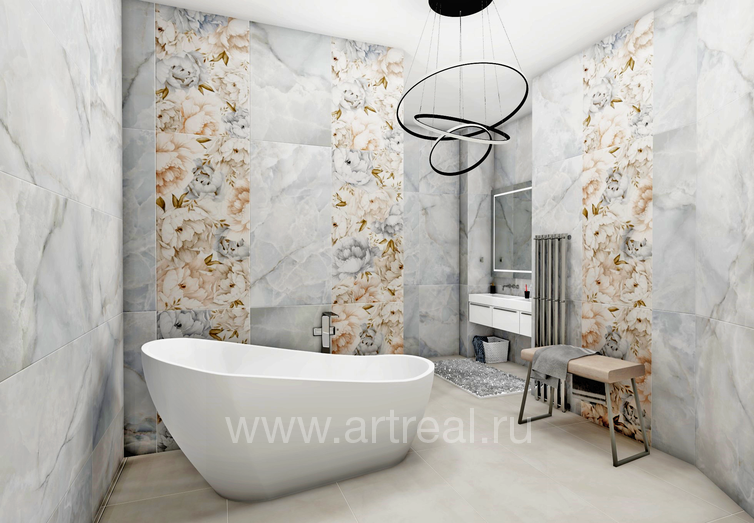 La Fenice Lumiere Керамогранит La Fenice Lumiere в интерьере