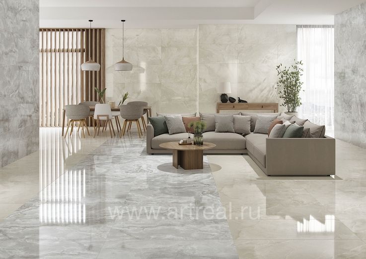 Керамогранит STN Scarlet в интерьере