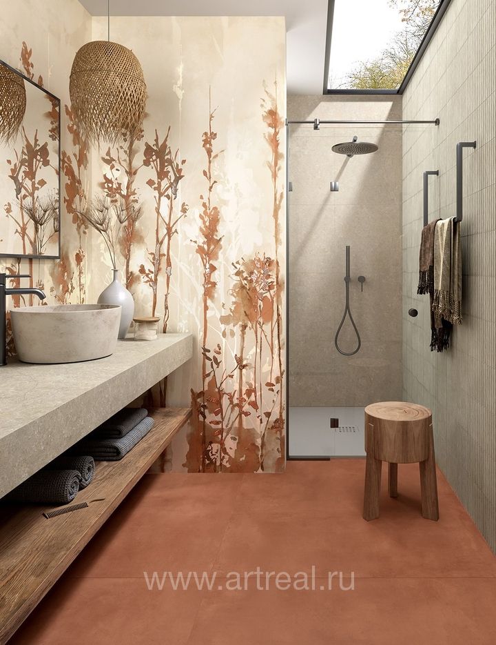 Керамогранит Marca Corona Terracreta в интерьере