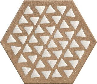 Marca Corona Terracreta керамогранит Terracreta Intarsio Chamotte Esagonо 25*21.6