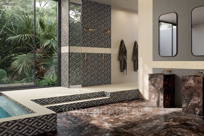 Керамогранит Versace Icons в интерьере