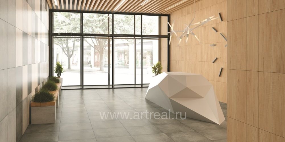 Керамогранит Grasaro Beton в интерьере