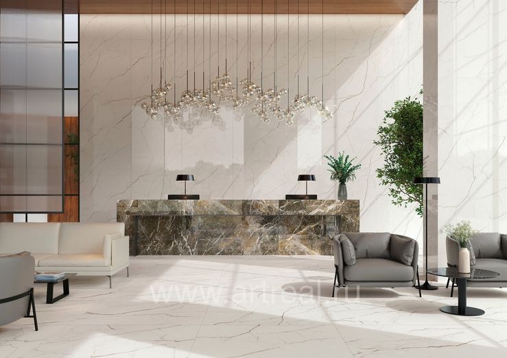 Atlas Concorde Russia Forte Dei Marmi Quark Керамогранит Atlas Concorde Russia Forte Dei Marmi Quark в интерьере